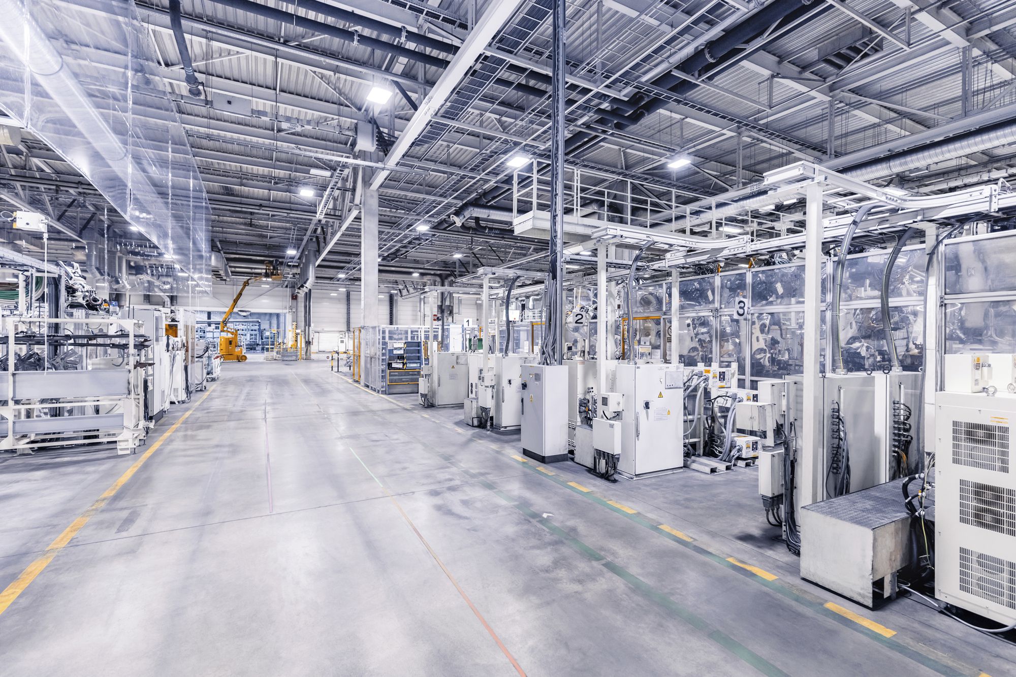 LED-Hallenstrahler Sylvania KubiXx AISLE PIR 188W 32500lm 840 IP65 DIM 732×280