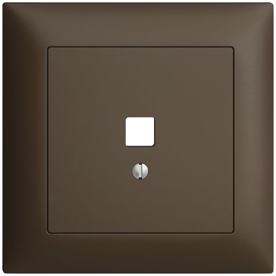 UP-Frontset EDIZIOdue coffee 88×88mm für Datenschnittst.USB