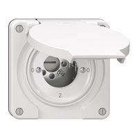 Drehschalter NEVO N.CO 2/1 L, ohne Zylinder, KS, 0-1-0-2, weiss