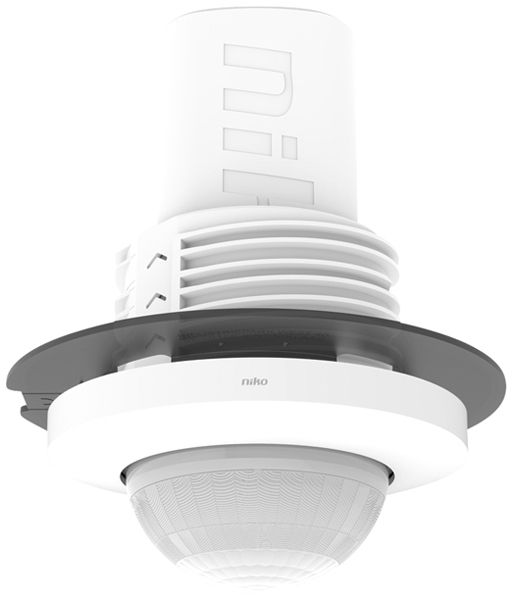 EB-Präsenzmelder Niko P48LR 360° Master DALI 32…37m IP20 weiss