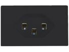 FLF-Steckdose A. Steffen 1×Typ 23 16A 250V 62.5mm×37.5mm schwarz
