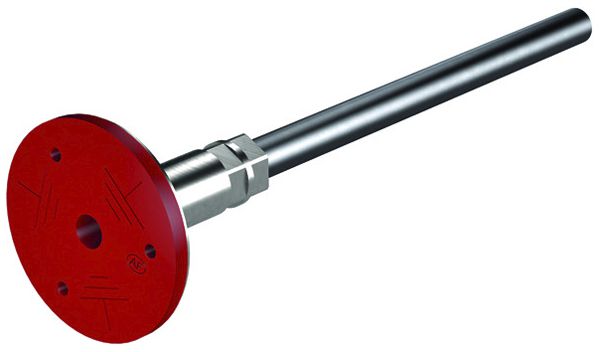 Anschliessteil Flury FE 27 einzeln, Inox A4, L=250mm