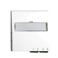 UP-Anschlussdose FTTH EDIZIOdue FH 2×LC APC Duplex F weiss