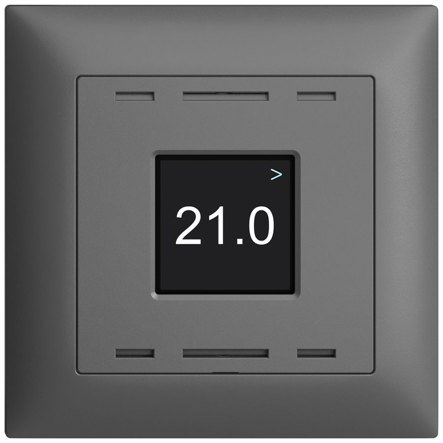 Commande pour capteur de température ambiante ENC EDIZIOdue Wiser gris foncé
