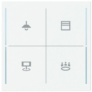 Couverture de poussoir ABB SIDUS touch configurable