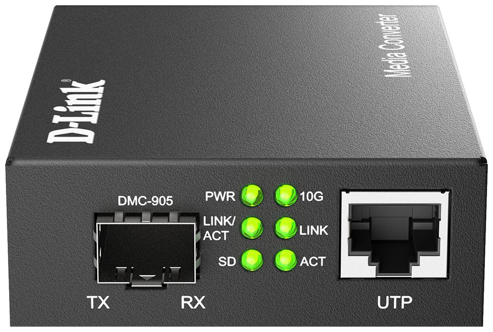 Konverter D-LINK DMC-905/E, RJ45 10GBASE-T ↔ SFP+ 10GBASE-X