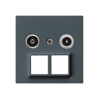 Multimediadose kallysto R/TV Bauart A 19dB 2GHz anthrazit