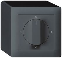 AP-Drehschalter kallysto 0/3L anthrazit mit Drehgriff