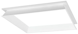 Einbaurahmen SLV PANEL 625 Stahl 625×625×71mm weiss