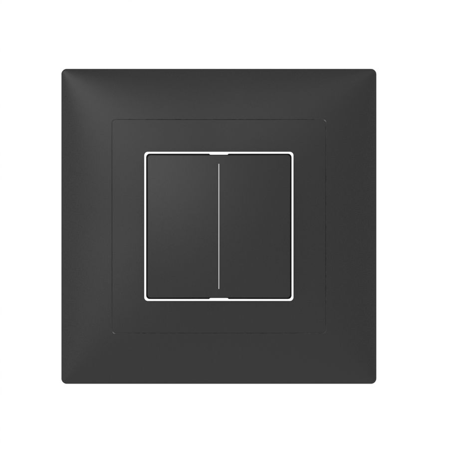 Couronne pour senseur poussoir SIDUS KNX Basic Fset-B 1/2, anthracite