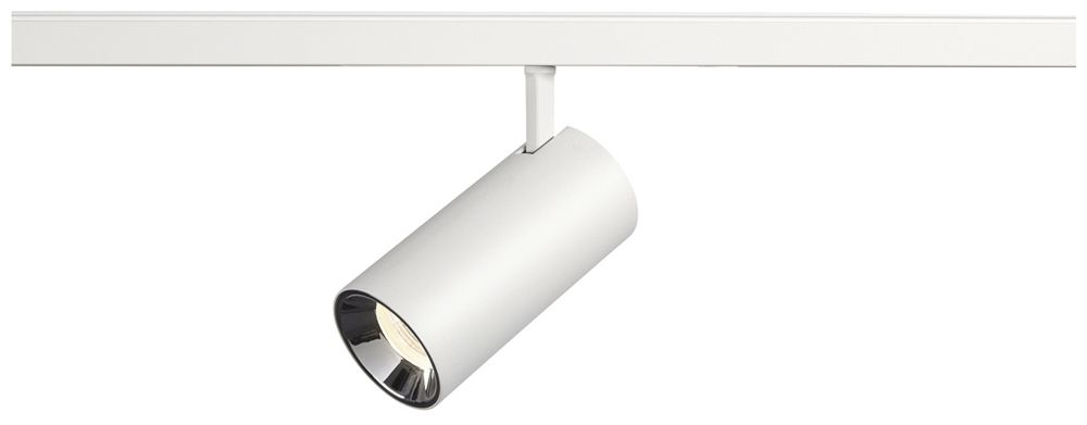 Spot LED SLV NUMINOS S 1×16W 1170lm 940 55° DALI 48V AD Ø60mm blanc/argent