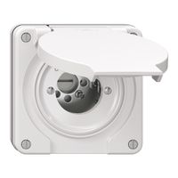 Contact pivotant NUP NEVO, sans cylindre, KS, 0<->1, blanc