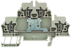 Mehrstock-Reihenklemme Weidmüller ZDK 2.5V Zugfeder 2.5mm² 2 Etagen beige