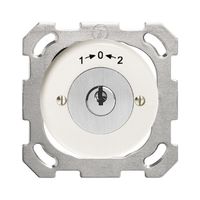 Contact pivotant ENC 1->0<-2 blanc, avec serrure de sûreté