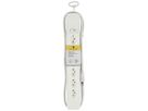 Prise multiple PRINCIPIO 6×type 13 horizontal câble 2m interrupteur blanc