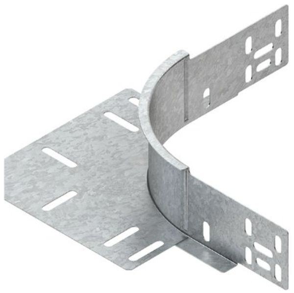 Pièce d'angle Niedax p.chemin de câbles 60mm longeron non perforé, ac zingué feu