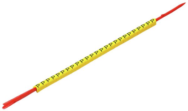 Montagedorn Weidmüller CLI R für Ø1…3mm 3×3.4mm Aufdruck: P, gelb