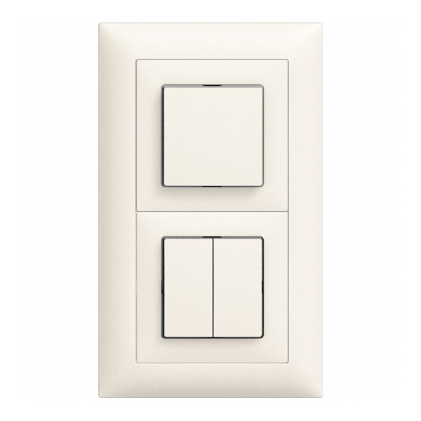 UP-Kombination EDIZIOdue S3+S1 weiss vertikal