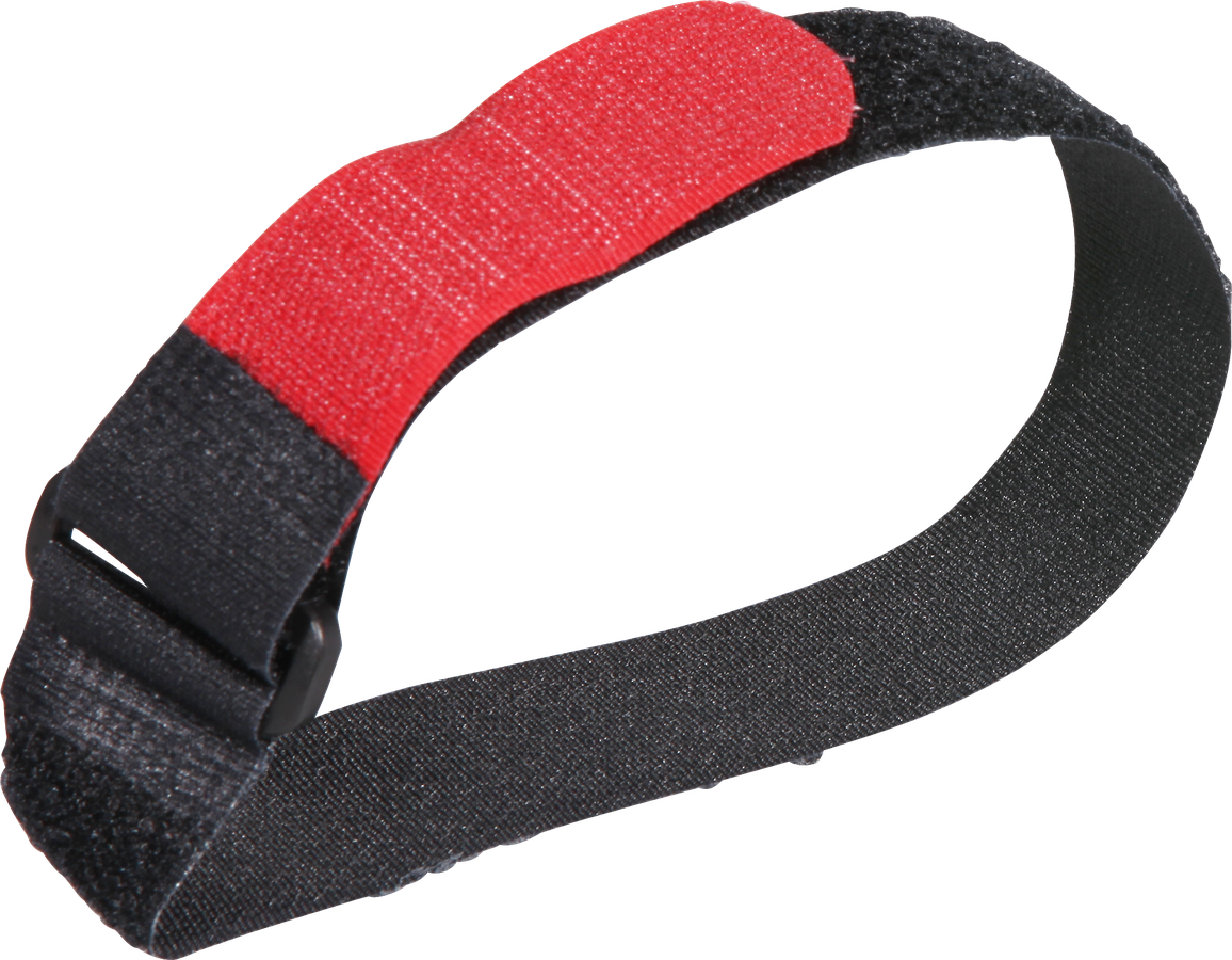 Kabelbinder m.Klettverschluss 360mm rt-sz