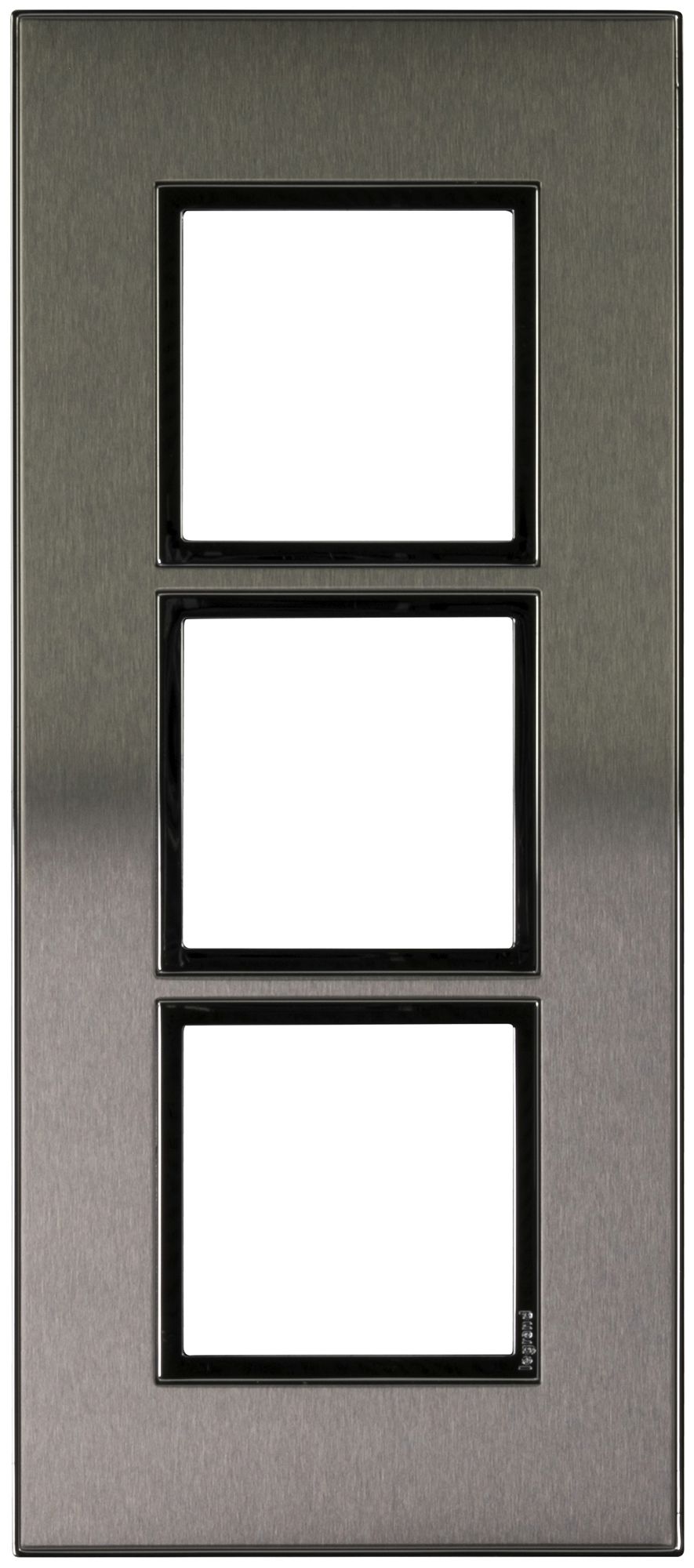 Abdeckrahmen ATO 3×1 Modul Edelstahl