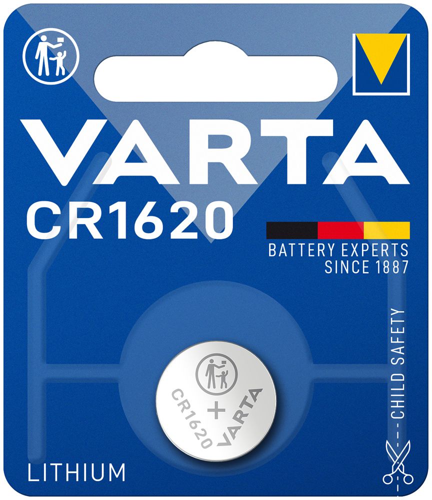 Knopfzelle Lithium VARTA Electronics CR1620 3V Blister à 1 Stück