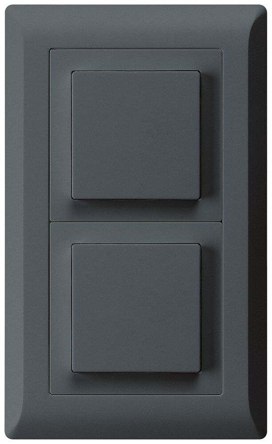 Combinaison ENC kallysto.line grd.I-I verticale 2×poussoir anthracite