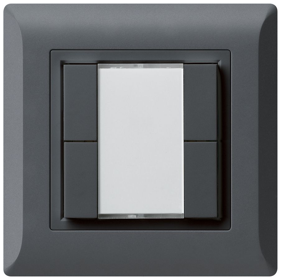 UP-Universaltaster 4×kallysto.line mit LED anthrazit