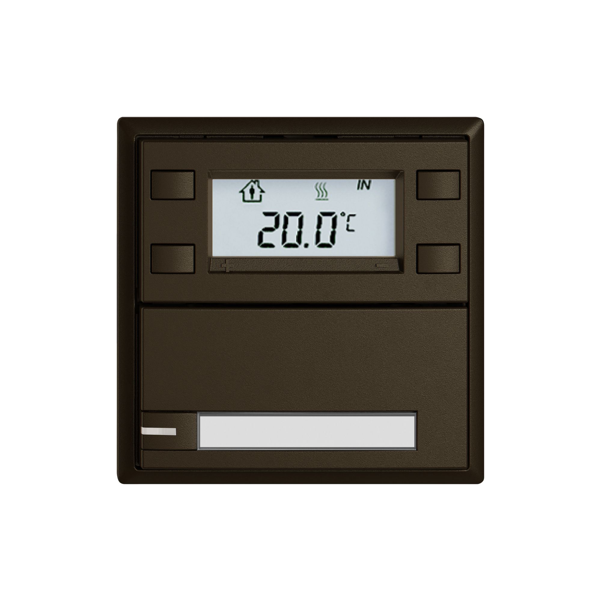 RTH-Taster EDIZIO.liv SNAPFIX® m.RGB-LED Pap.1×Taste 1-Tbed.br