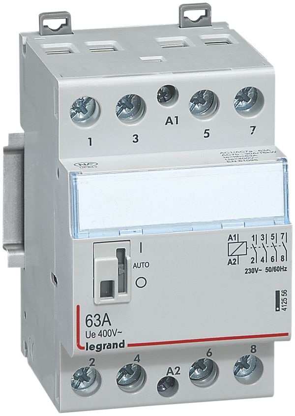 REG-Schütz CX3 25A 4NO 400VAC manuell