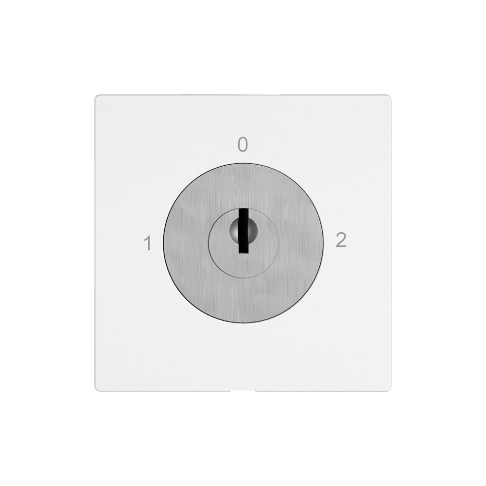 Interrupteur à clé EDIZIO.liv a.KABA 1007FB/5000 invers.1P 1-0-2 p=57mm bc