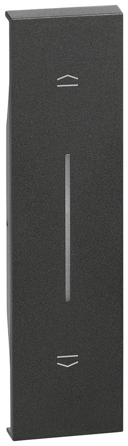 Abdeckung Living Now 1 Modul für Rolladentaster schwarz