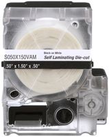 Etikettenkassette Panduit MP, selbstlaminierend, 12.7×38.1mm klar/weiss