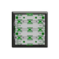 KNX-Funktionseinsatz RGB mit Temperaturfühler 1…4-fach EDIZIOdue schwarz mit LED