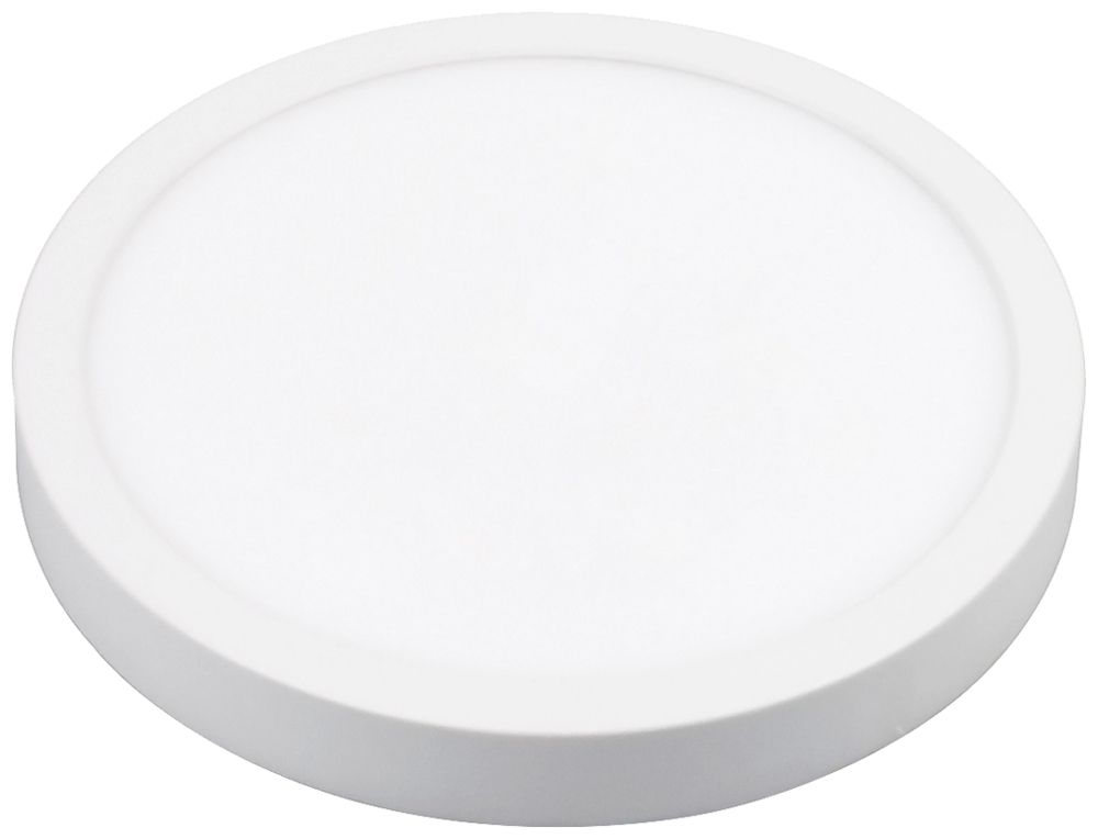 Downlight LED AP/INS CIRCLEunisize 10W, 1010lm, 3000K, Ø165×22mm, bianco
