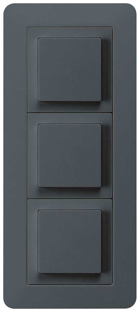 UP-Kombination kallysto.trend Gr.I-I-I vertikal 3×Schalter S3 anthrazit