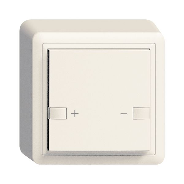 Poussoir AP ZEP variateur univ 1c/1t station c/sec. EDIZIOdue blanc