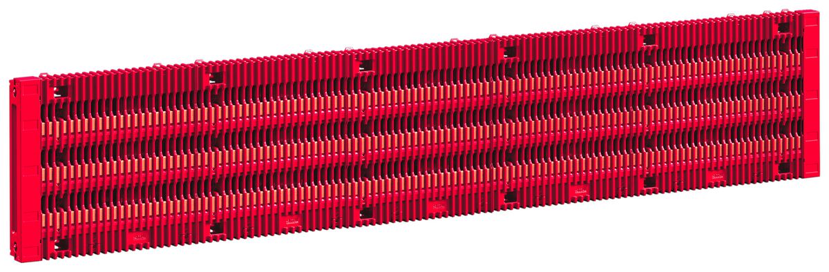 Rail conducteur RiLineX RX 9360.028 3P 246×1105×49mm 65kA