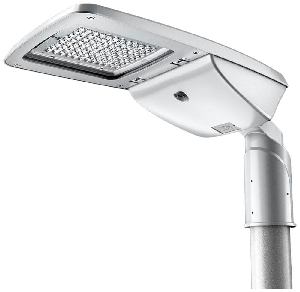 Lampione LED DOTLUX DOLPHINmini 150W 18550lm 3000K 1…10V argento