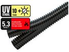 Tube ondulé Plica DUPLEX PA Ø23mm flexible PA -40…120°C noir IP44
