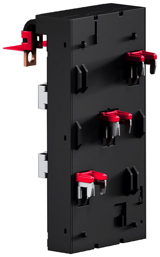 Sammelschienenadapter RiLineX RX 9360.612 2×Tragschiene Schraubanschluss 250A