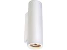 Wandleuchte SLV PLASTRA, 2×GU10 35W Gips rund IP20 weiss