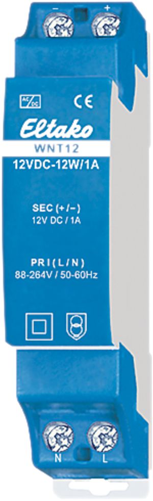 Alimentation à découpage AMD WNT12 88…264VAC/12VDC 12W 1A