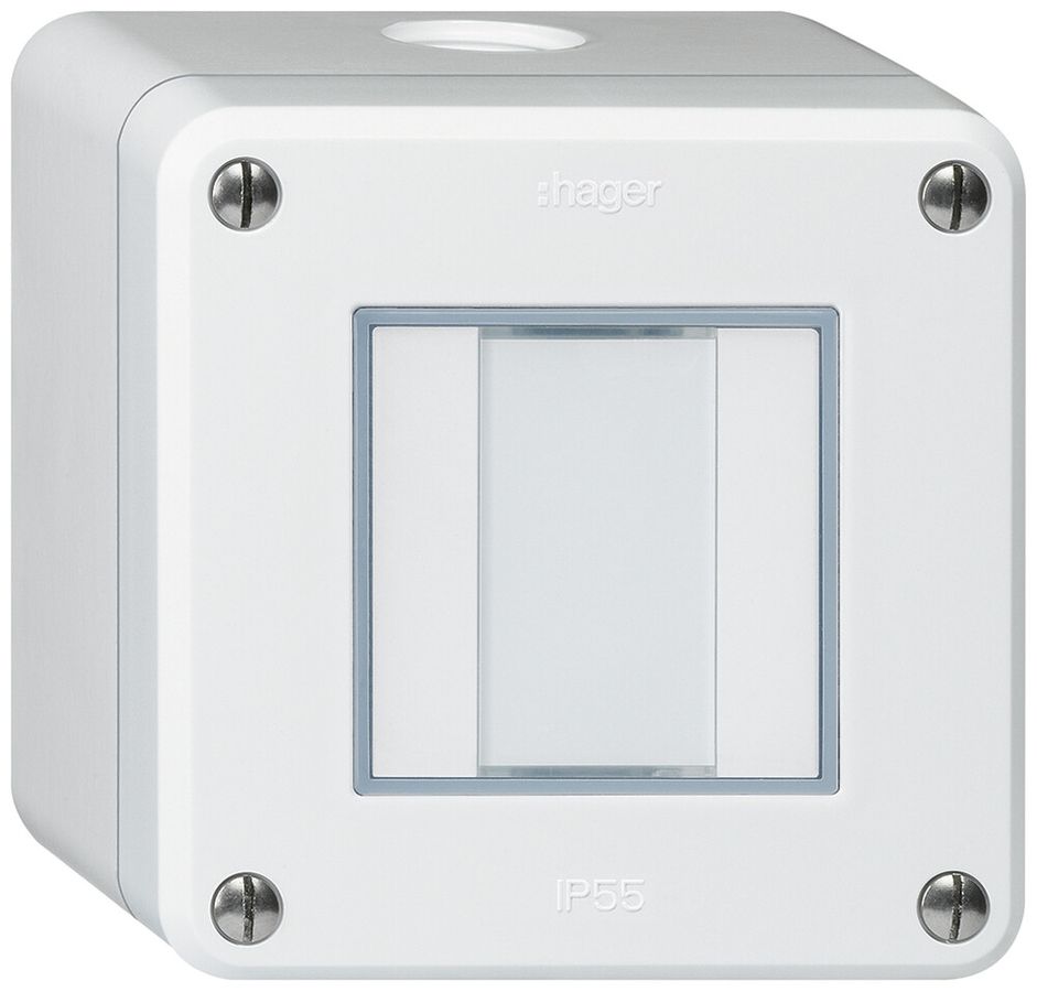AP-Taster robusto Q KNX 2× s/e-link weiss