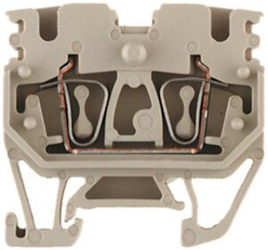 Durchgangs-Reihenklemme Weidmüller ZDUB Zugfeder 2.5mm² TS15 beige