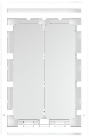 Marqueur d'appareil Weidmüller MultiCard CC 85×27mm PA66 blanc