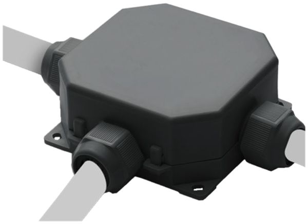 Abzweigdose Raytech READYBOX m.Gel 3 Eingängen, Klemmen&Kabelverschr.IP68 sz