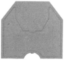 Parete d'estremità Wieland 10mm² grigio