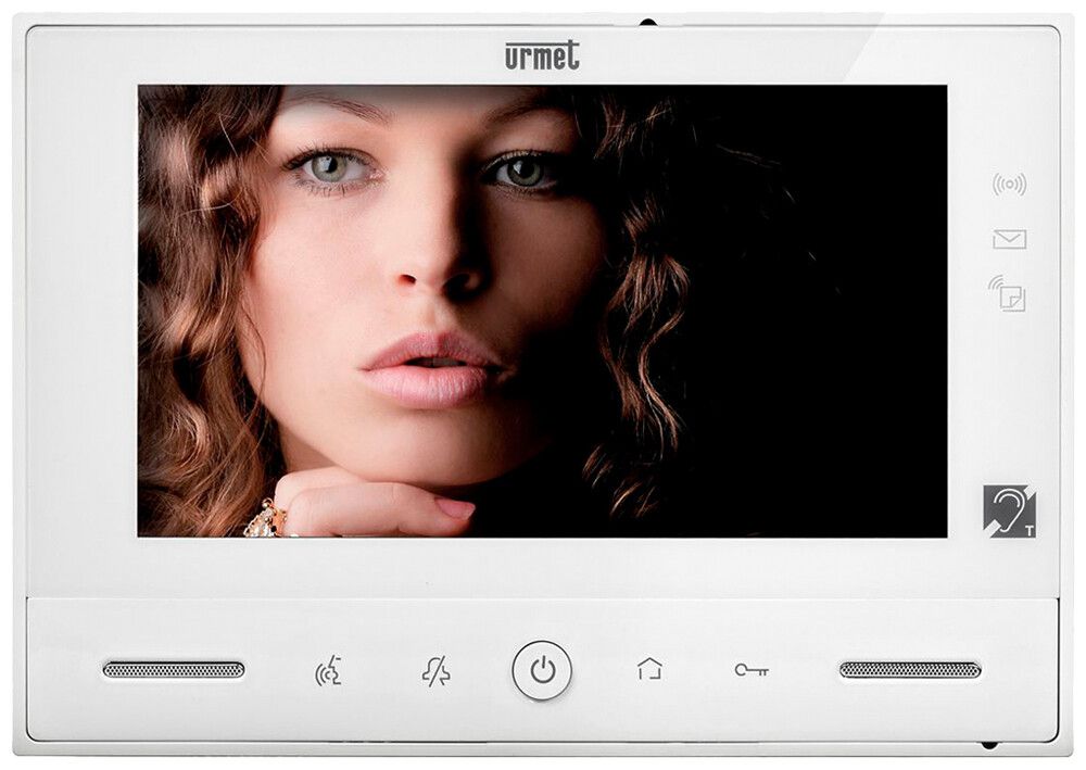 Kit di stazione interna video AP Urmet p.2Note, display touch 7", 142×202×22mm