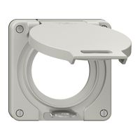 Deckel mit Klappdeckel NEVO Ø53mm abschliessbar lgu (Dicht.sz)