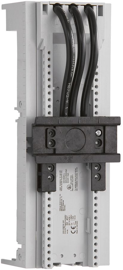 Universaladapter 72mm 690V 63A Schiene 5/10mm mit Anschlussleitungen 10mm²